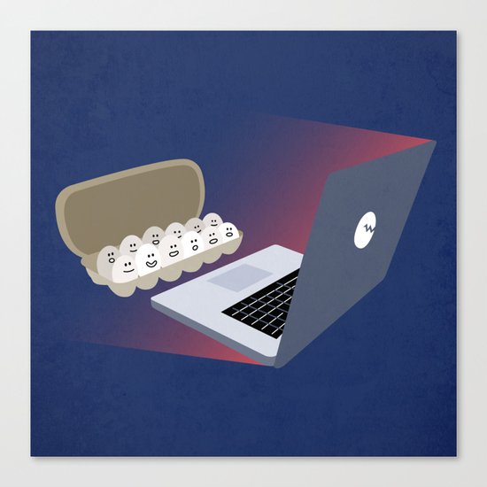 Movie Time Canvas Print