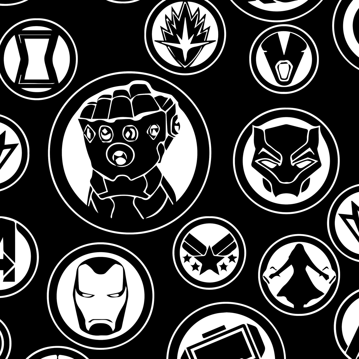 Superhero Infinity War Logo In Black Leggings By Queenofcases Society6