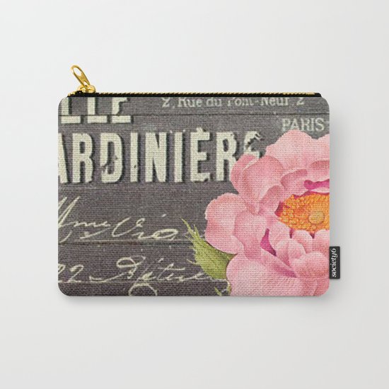 Vintage Flowers #5 Carry-All Pouch