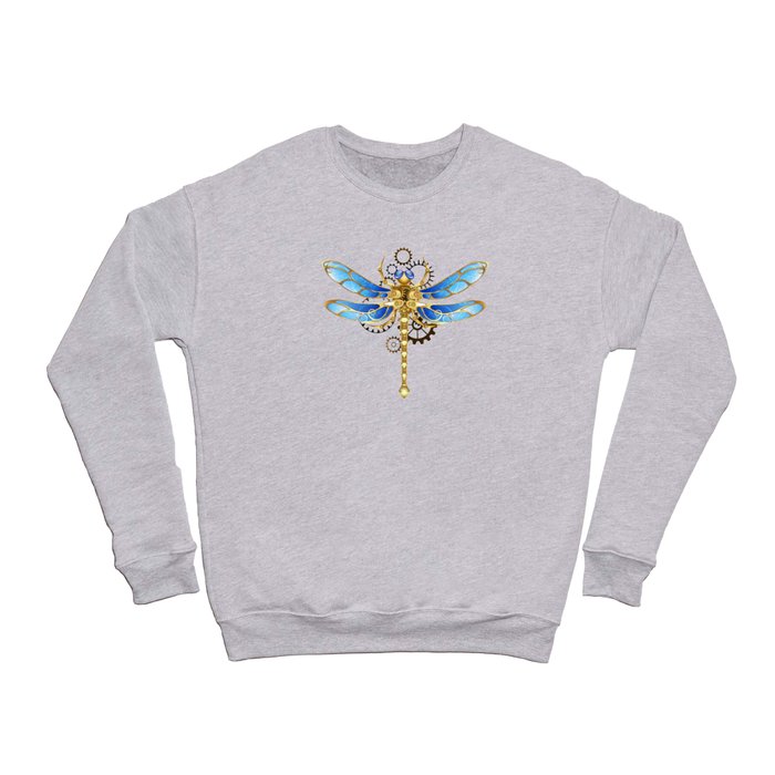 Mechanical Dragonfly ( Steampunk ) Crewneck Sweatshirt