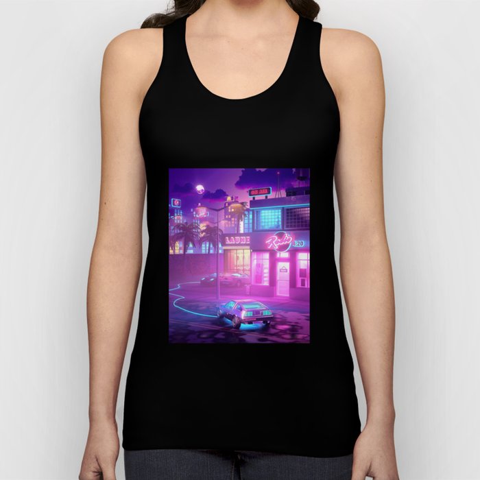 Neon Night Tank Top