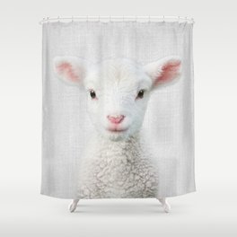 Lamb - Colorful Shower Curtain