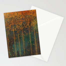 Copper Birch Stationery Card