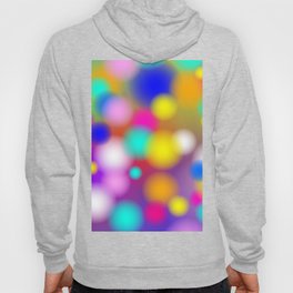 Dots Ball Circle Rainbow Pastel Abstract / GFTAbstract033 Hoody