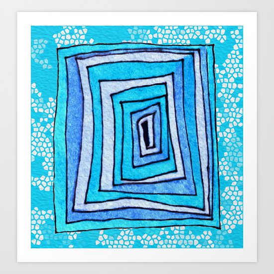 Vertigo Mosaic Art Print