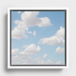 Daydream Clouds Framed Canvas