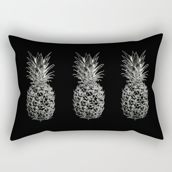 Serious Pineapples Rectangular Pillow