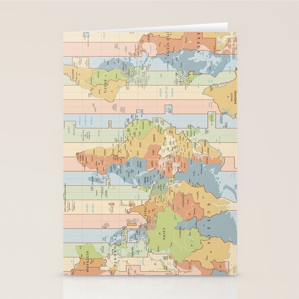 World Time Zone Map Stationery Cards By BravuraMedia Society6 world-time-zone-map-stationery-cards-by-bravuramedia-society6