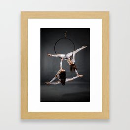 Aerial Hoop Framed Art Print