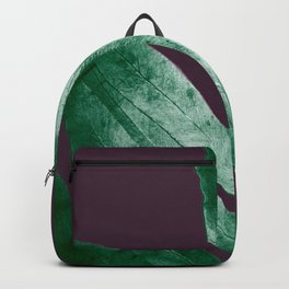 Green Fall Fern Purple Backpack | Green, Nature, Earthday, Fall, Holiyay, Purple, Digital, Plants, Anoellejay, Fern 