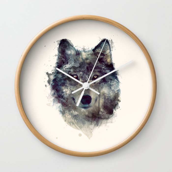 Wolf // Persevere  Wall Clock
