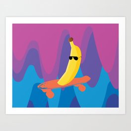 Cool Banana Art Print
