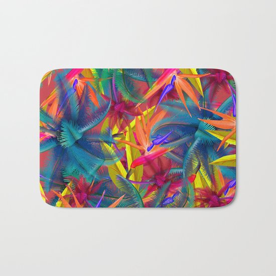 tropical Bath Mat