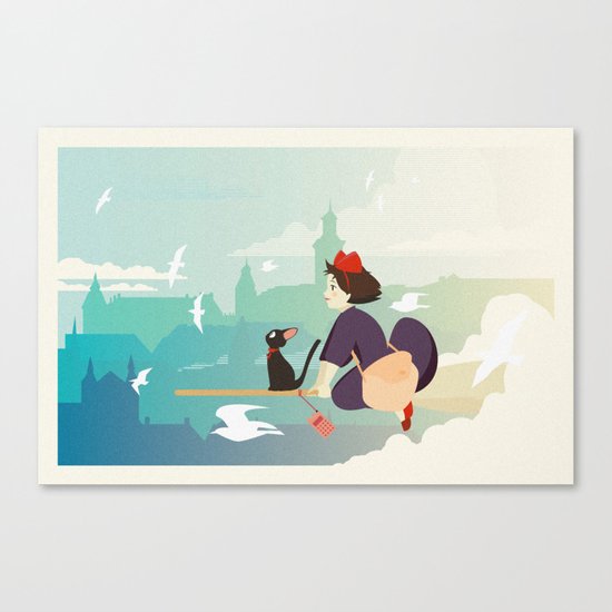 Delivery Service Canvas Print
