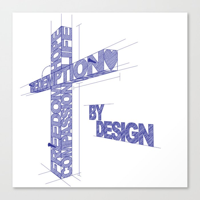 By Design Canvas Print