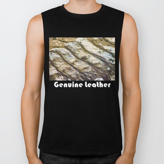 Genuine Leather Biker Tank