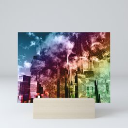 Q-City Three Mini Art Print