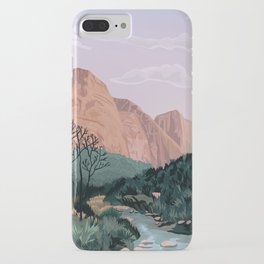 Zion National Park, Utah, USA Illustrated National Parks iPhone Case
