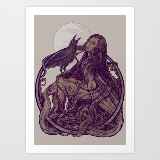Flirt Art Print