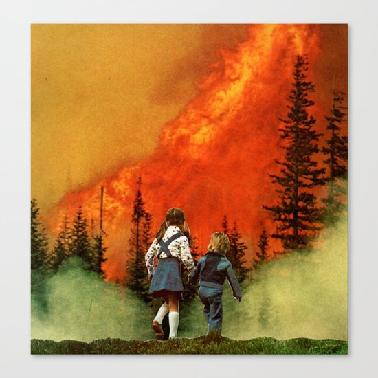 forest fire (2012) Canvas Print