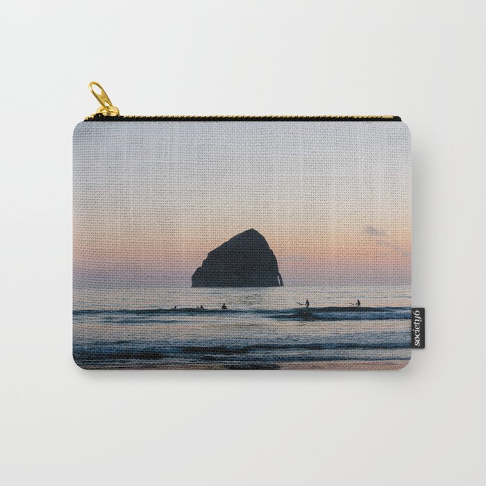 Sunset Surfers - Oregon Coast Carry-All Pouch