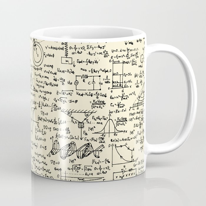 Physics Equations // Parchment Coffee Mug