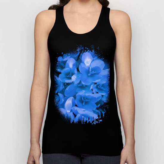 Blue Summer Unisex Tank Top