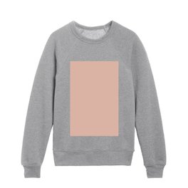 Pastel Pink Solid Color Pairs Benjamin Moore 2023 Trending Hue Conch Shell 052 Kids Crewneck