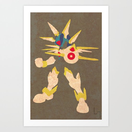 Copy X Armor Art Print