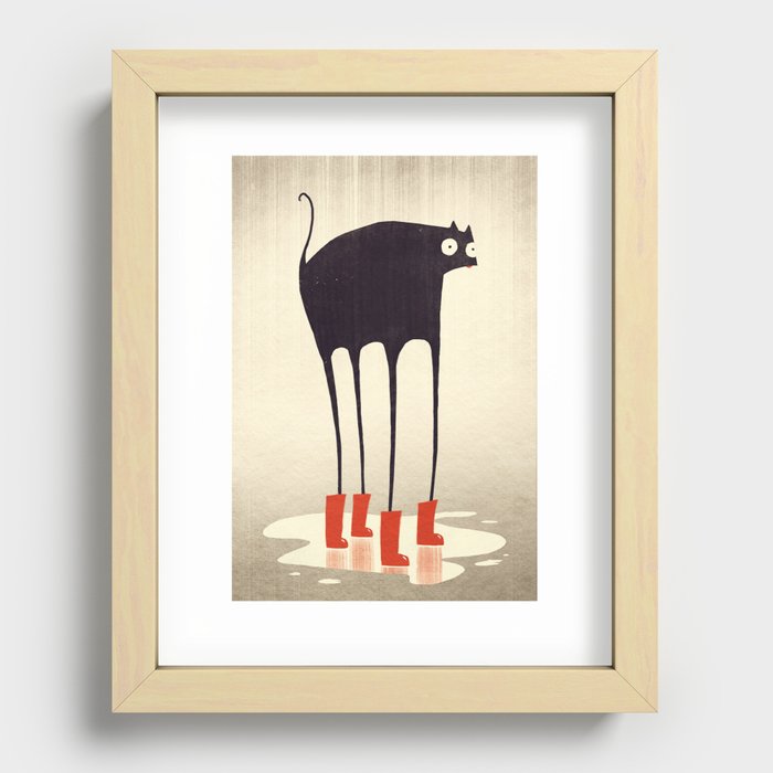 Wellies! Recessed Framed Print