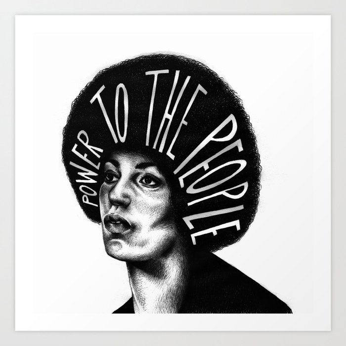 Power To The People Art Print By Dilettas Society6