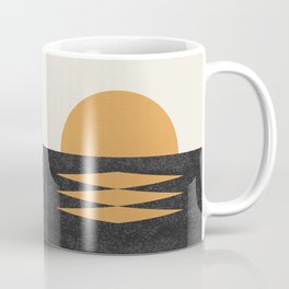Sunset Geometric Midcentury style Mug