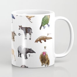 Funky Animal Alphabet Mug