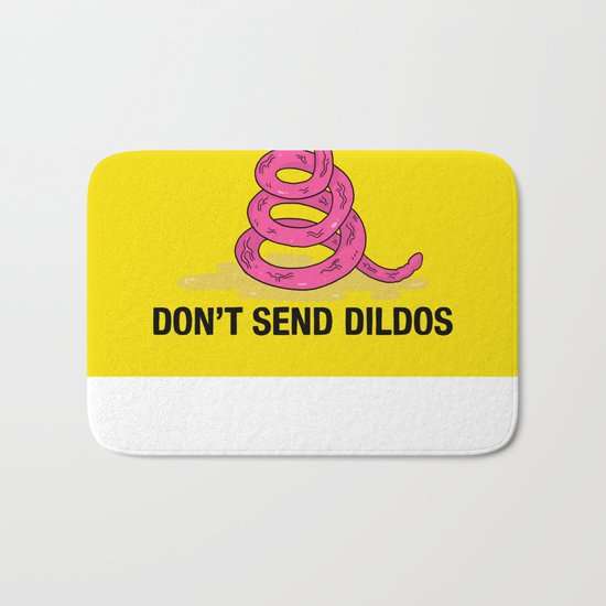 Don't Send Dildos Bath Mat
