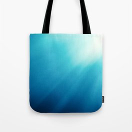 Underwater blue background Tote Bag