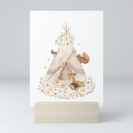 Happy Campers Mini Art Print
