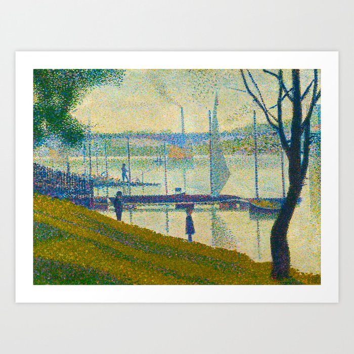 Bridge At Courbevoie Georges Seurat 1886 1887 Impressionism