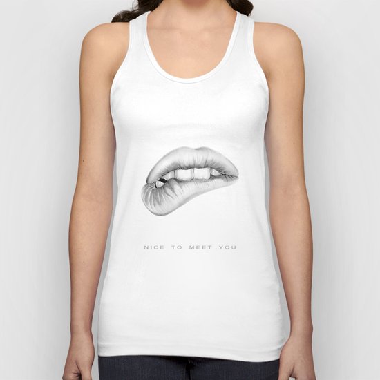 nice to meet you... Unisex Tank Top