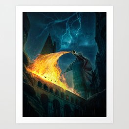 Dragon Fire Art Print