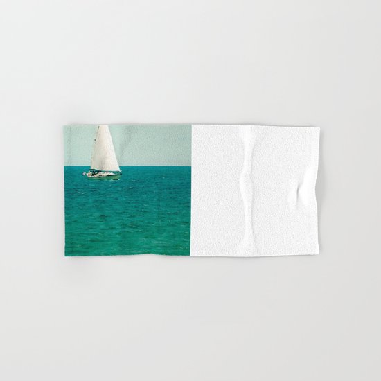 Minty Sail Hand & Bath Towel