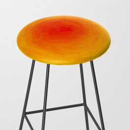 Rising sun gradient - Abstract oil painting Bar Stool