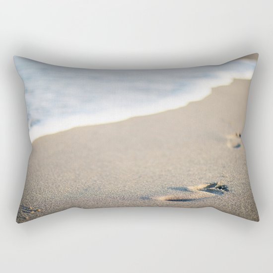 Footprints in the Sand Rectangular Pillow