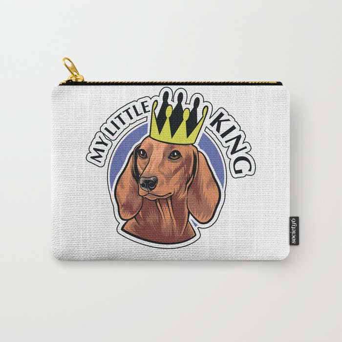 Brown dachshund king Carry-All Pouch