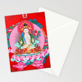 Akasagarbha Thangka Buddhist art Stationery Card
