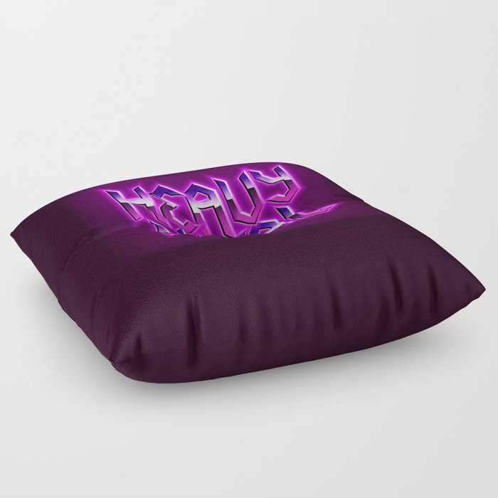 Purple Heavy Metal Floor Pillow