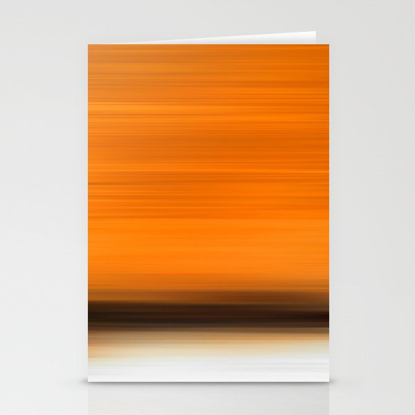 Orange Rising - Colorful Color Block Art Stationery Cards