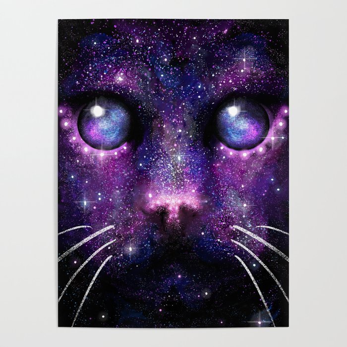 Space Cat Poster