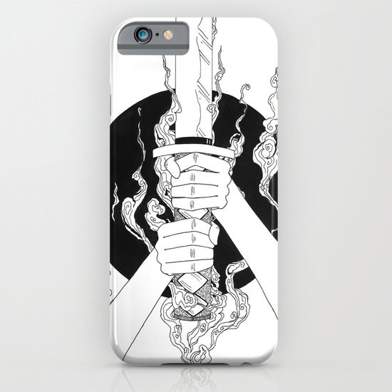 Samurai Spirit (Original Sketch) iPhone & iPod Case