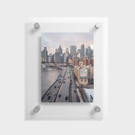 New York City Morning Floating Acrylic Print