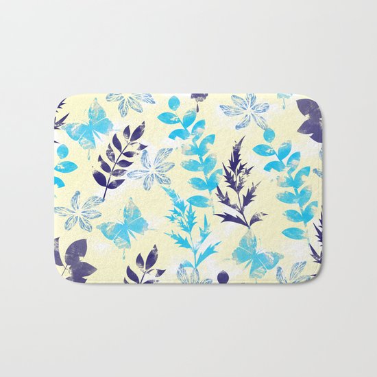 Floral Pattern VI Bath Mat